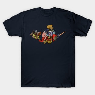 Muppet Christmas Carol - Gonzo and Rizzo flying T-Shirt